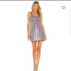 Lovers + Friends City Lights Mini Dress NWT